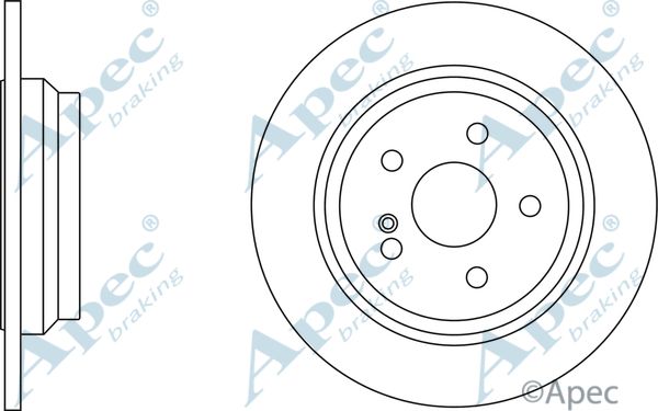 APEC BRAKING Jarrulevy DSK2703